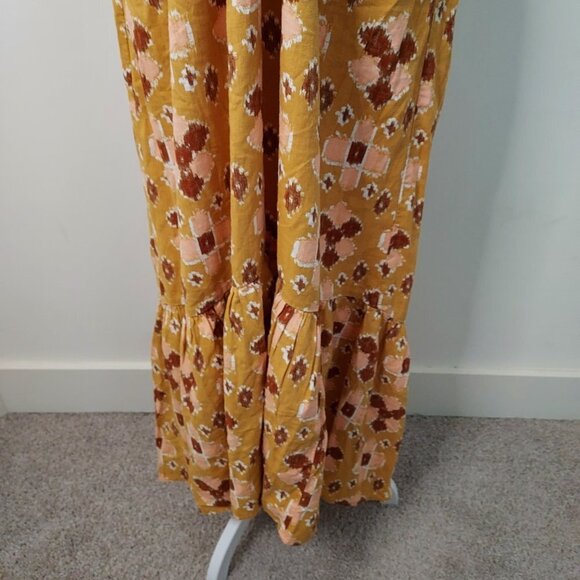 Aerie Linen Blend Braided Halter Midi Dress NWOT - Picture 6 of 10